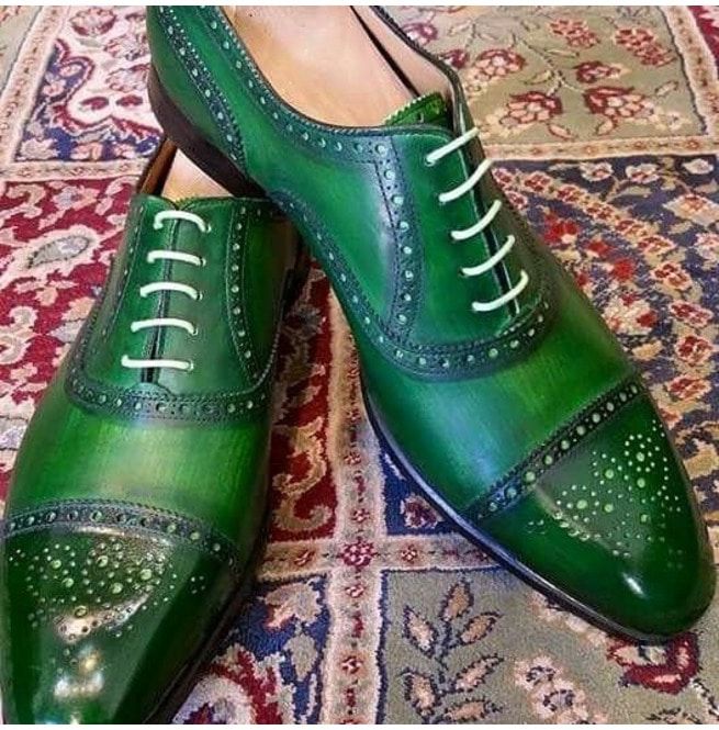 men green shoes