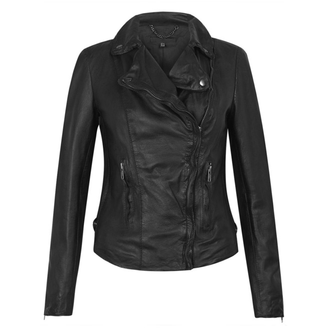 Women Fashion Leather Jacket Biker Leather Jacket , Biker Jacket ...